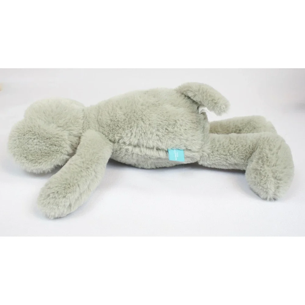 Manhattan Toy Company Grey Mouse Plush Polka Dot Ears Soft Stuffed Animal 14